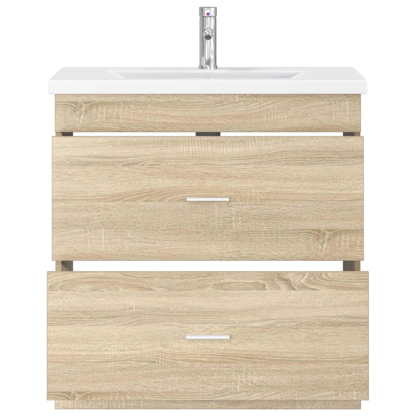 Baderomsinnredningssett Sonoma eik 81 x 40 x 84,5 cm