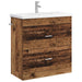 Baderomsinnredningssett Gammelt tre 81 x 40 x 84,5 cm