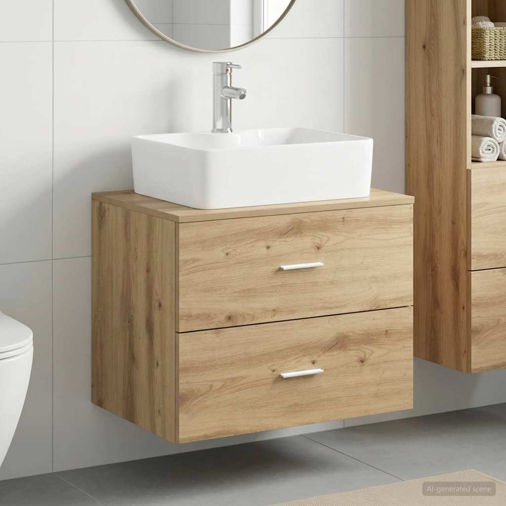 Baderomsinnredningssett Artisan eik Konstruert tre