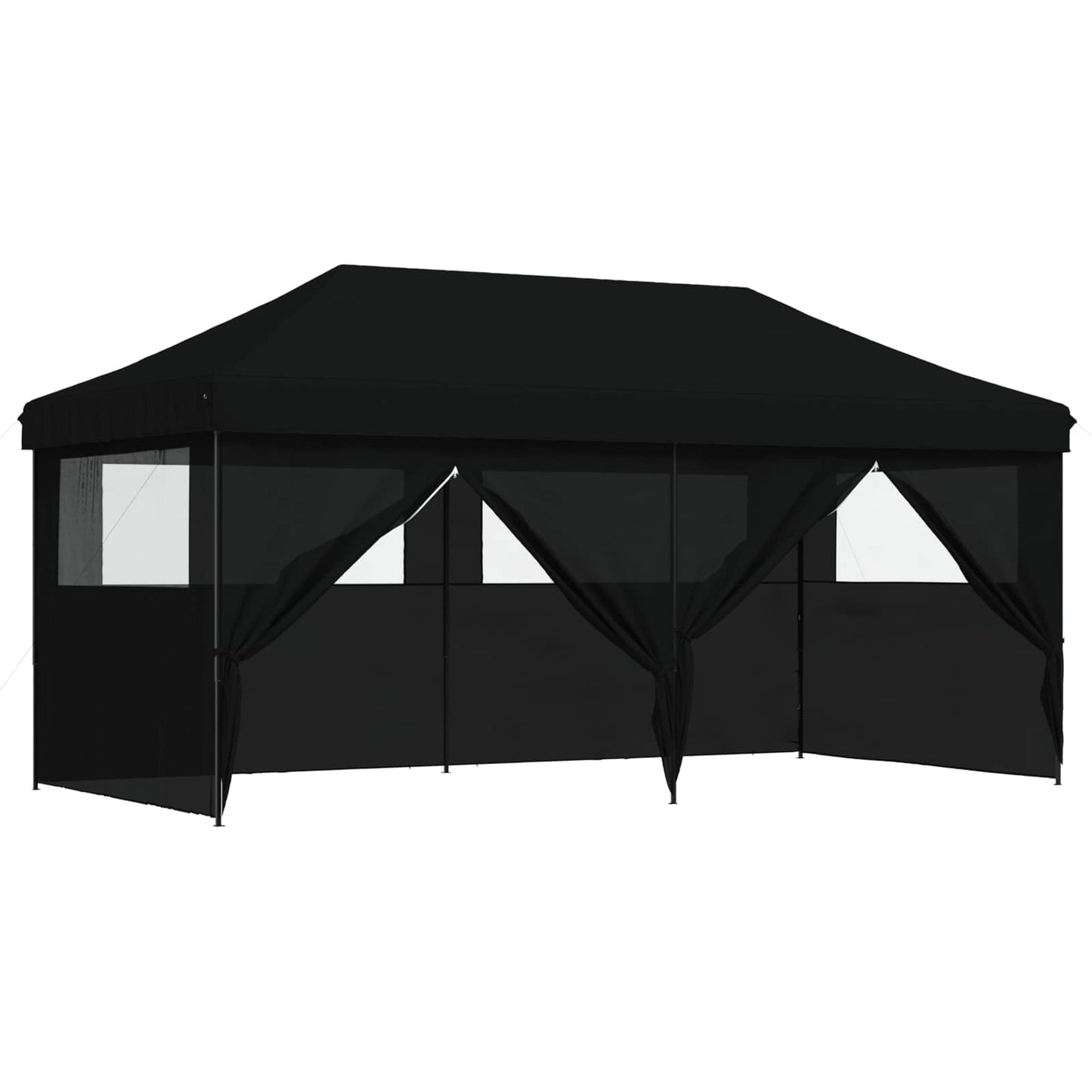 Partytelt Svart 292 x 580 x 315 cm Oxford Stoff vidaXL