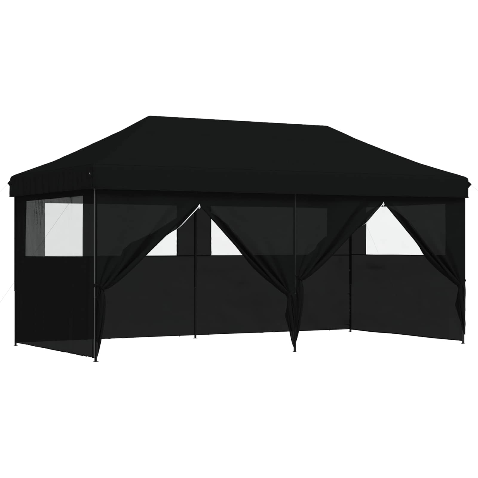 Partytelt Svart 292 x 580 x 315 cm Oxford Stoff vidaXL