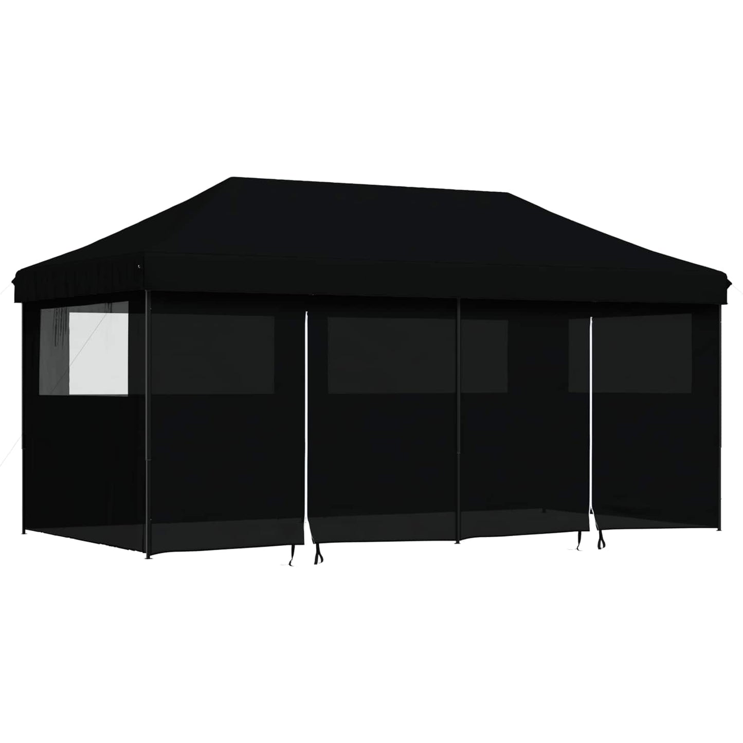 Partytelt Svart 292 x 580 x 315 cm Oxford Stoff vidaXL