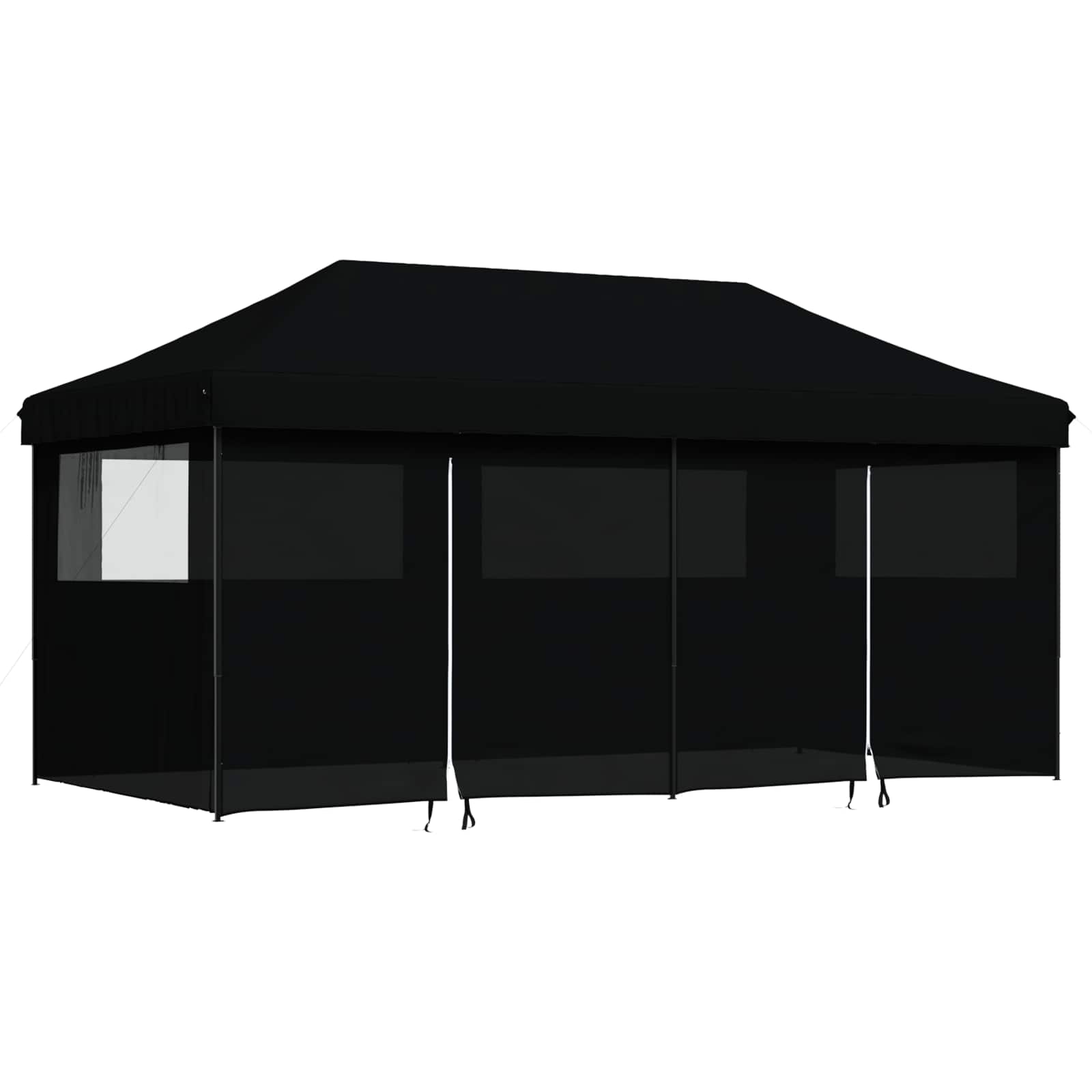 Partytelt Svart 292 x 580 x 315 cm Oxford Stoff vidaXL