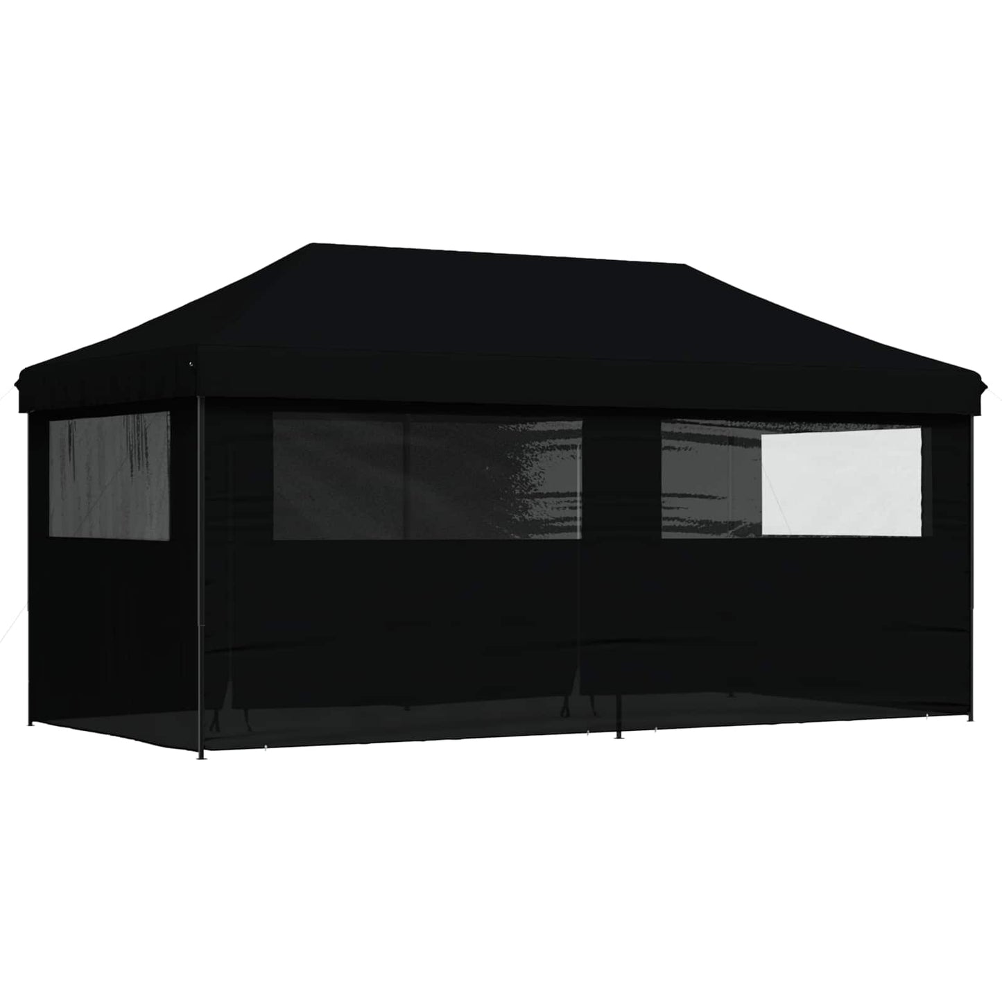 Partytelt Svart 292 x 580 x 315 cm Oxford Stoff vidaXL