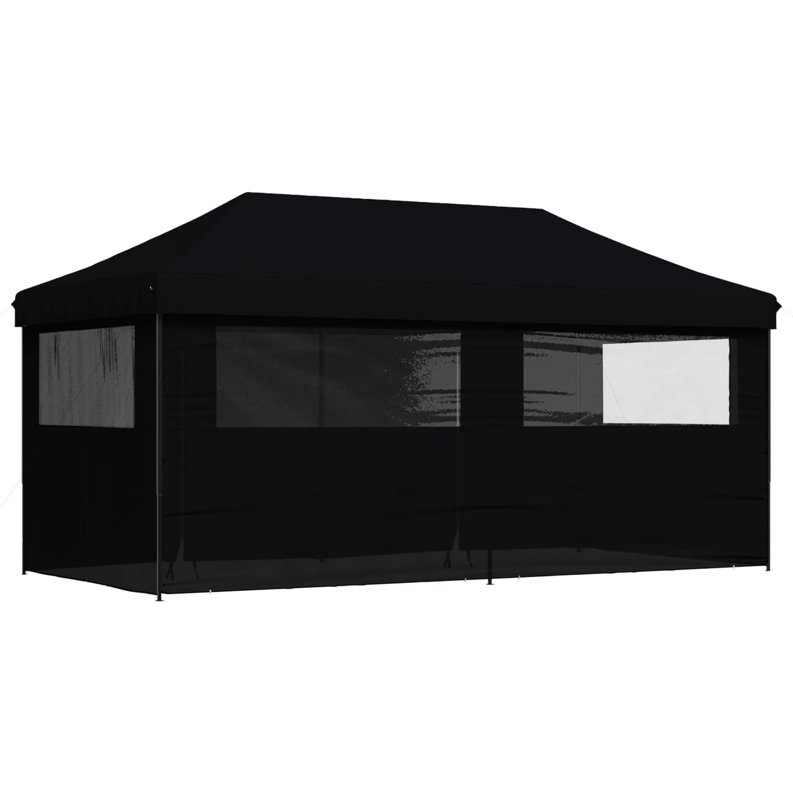 Partytelt Svart 292 x 580 x 315 cm Oxford Stoff vidaXL