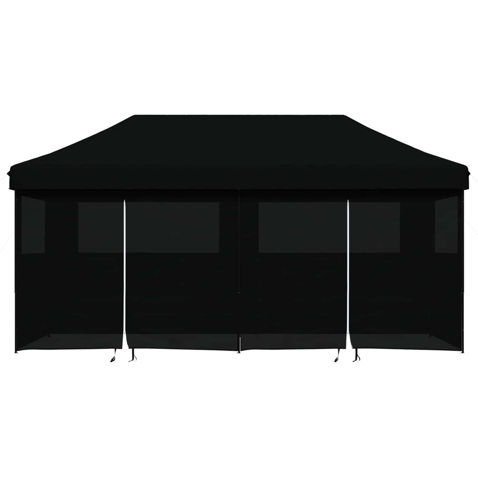 Partytelt Svart 292 x 580 x 315 cm Oxford Stoff vidaXL
