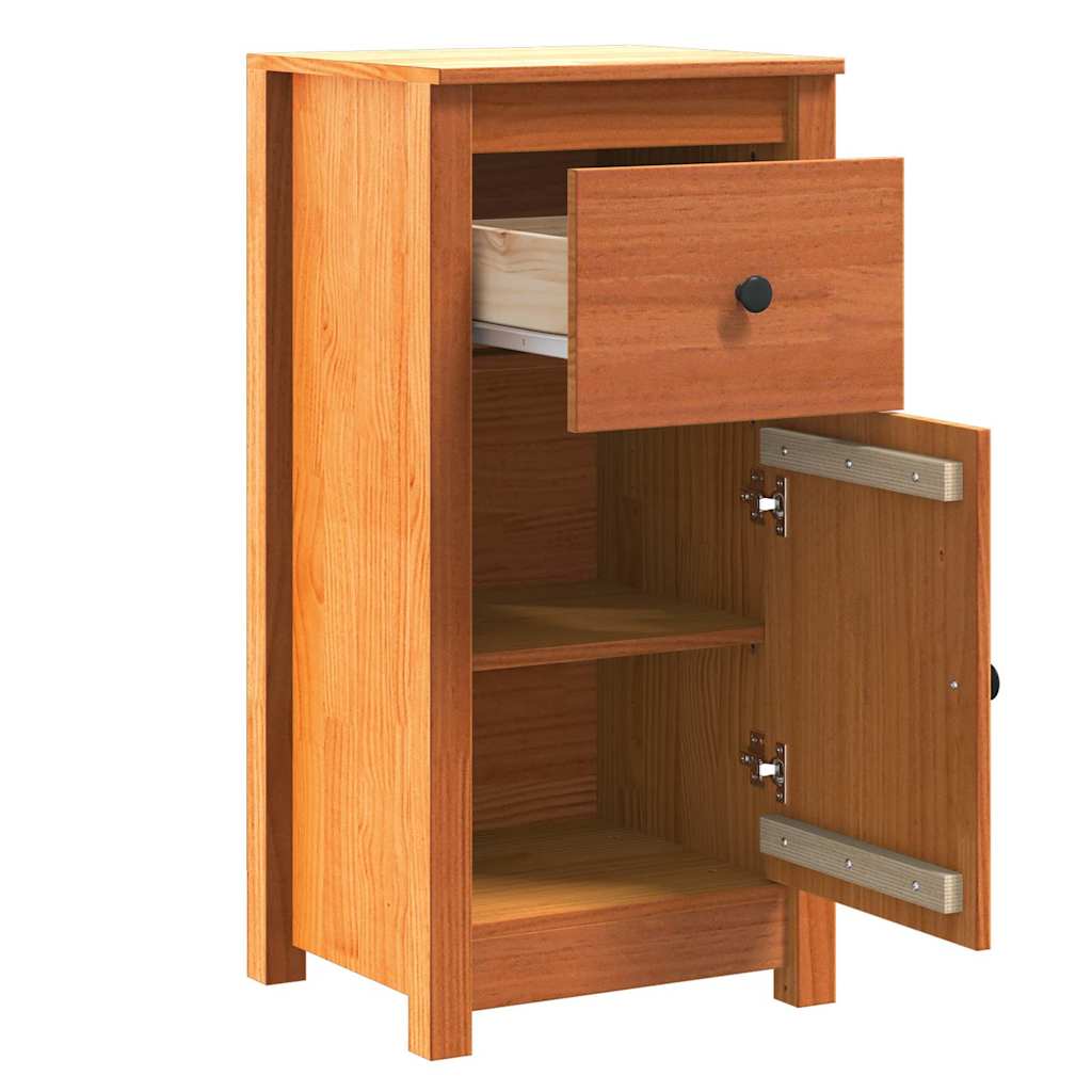 Serviesskap Vokset Brun 39 x 34,5 x 80 cm Massiv furu