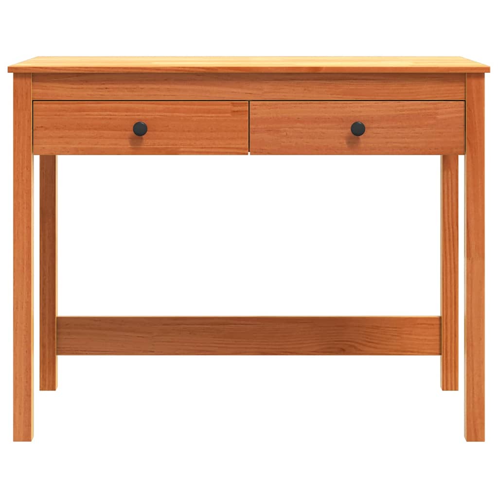 Skrivebord med skuff Max Brun 100 x 50 x 78 cm Massiv furu