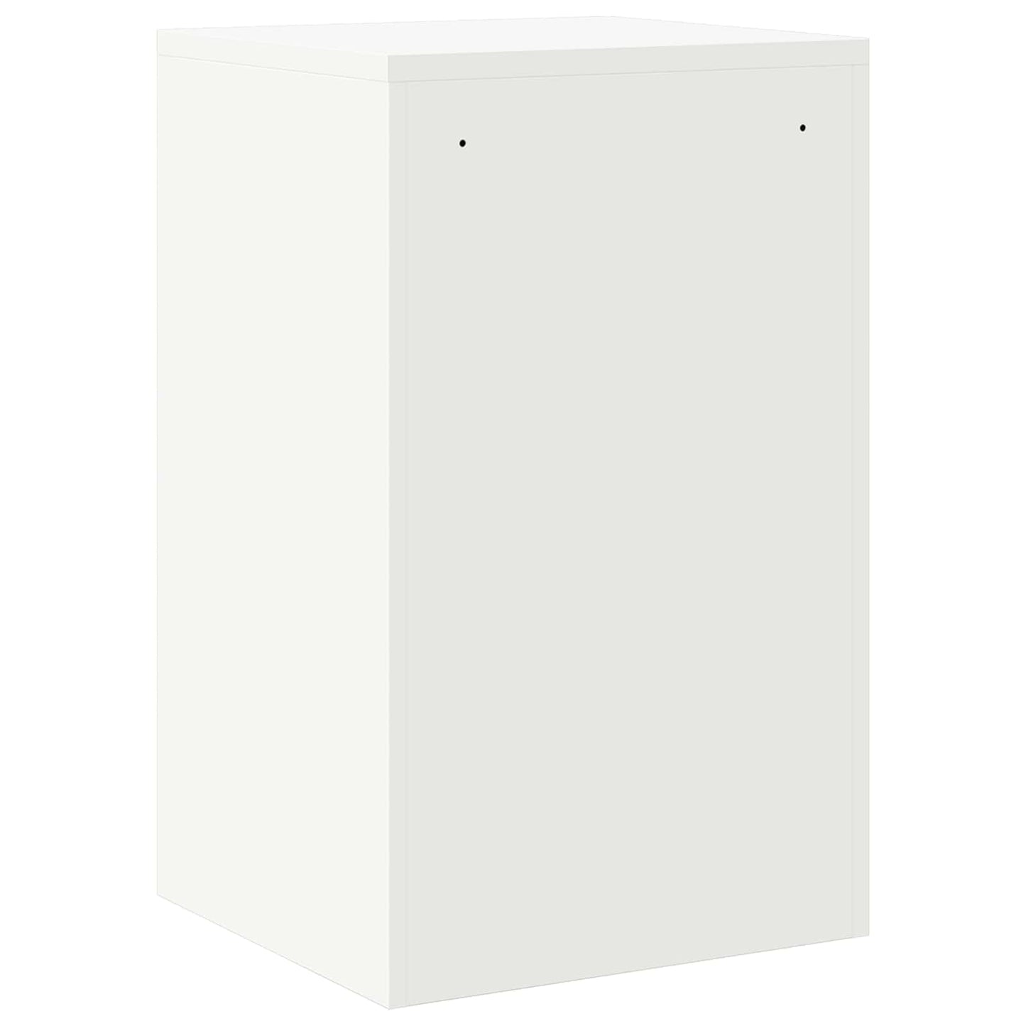 Arkivskap med skuff Hvit 45,5 x 42 x 74,5 cm Kaldvalsget Stål