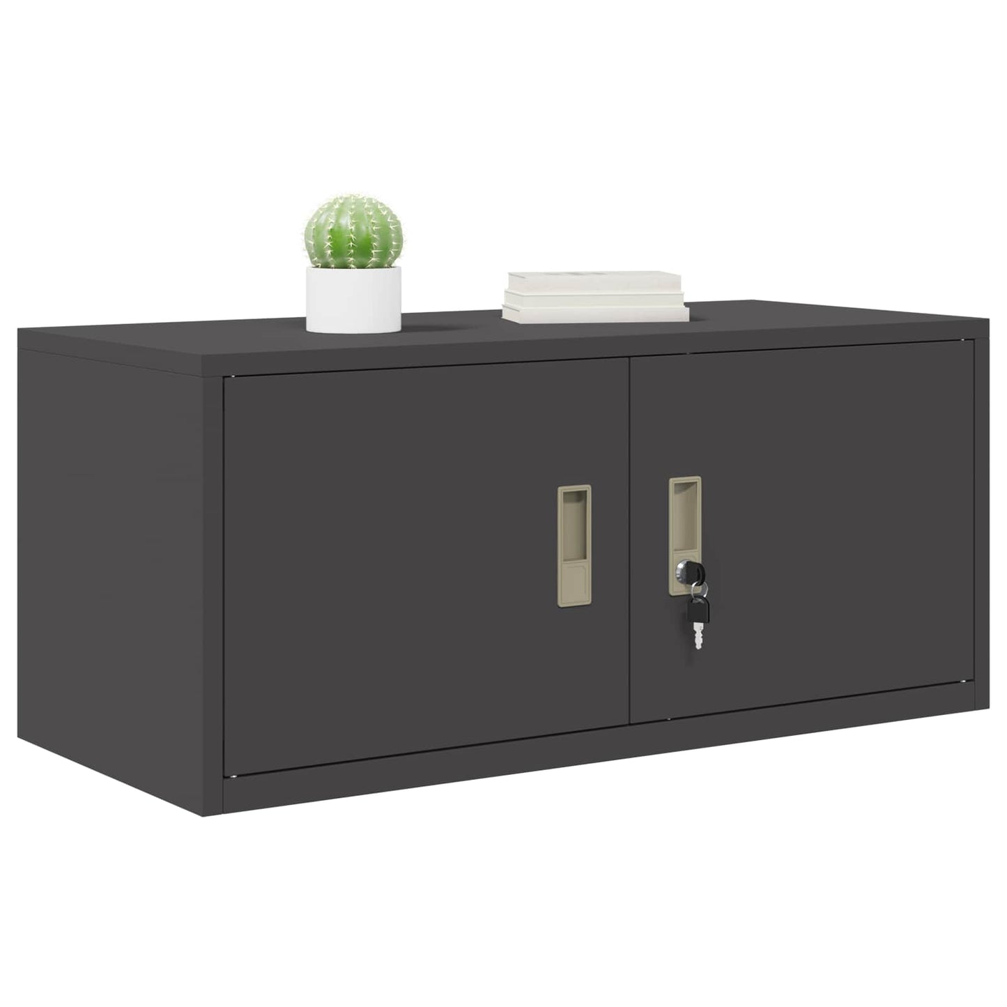 Oppbevaringsskap Svart 90 x 40 x 40 cm Stål