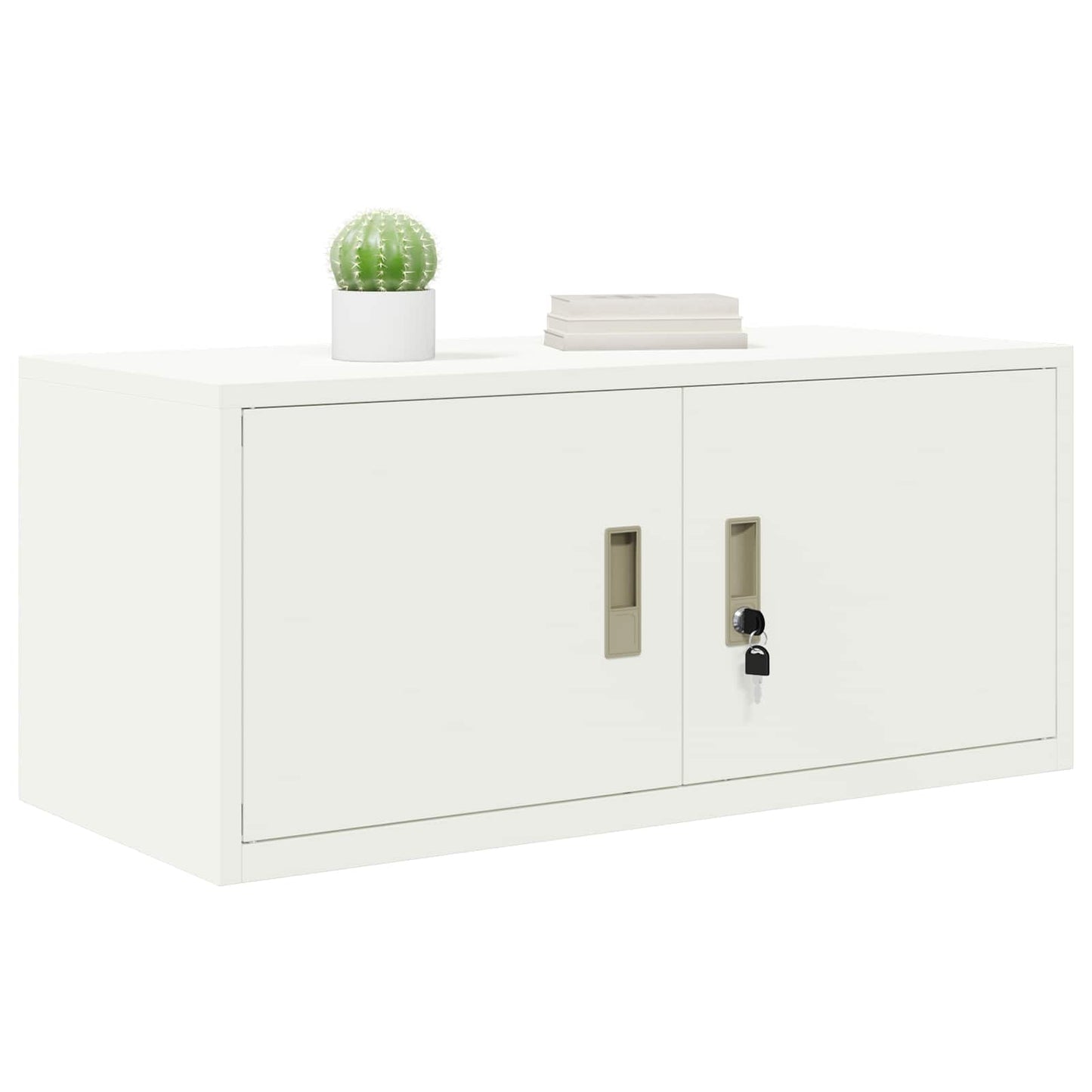 Oppbevaringsskap Hvit 90 x 40 x 40 cm Stål