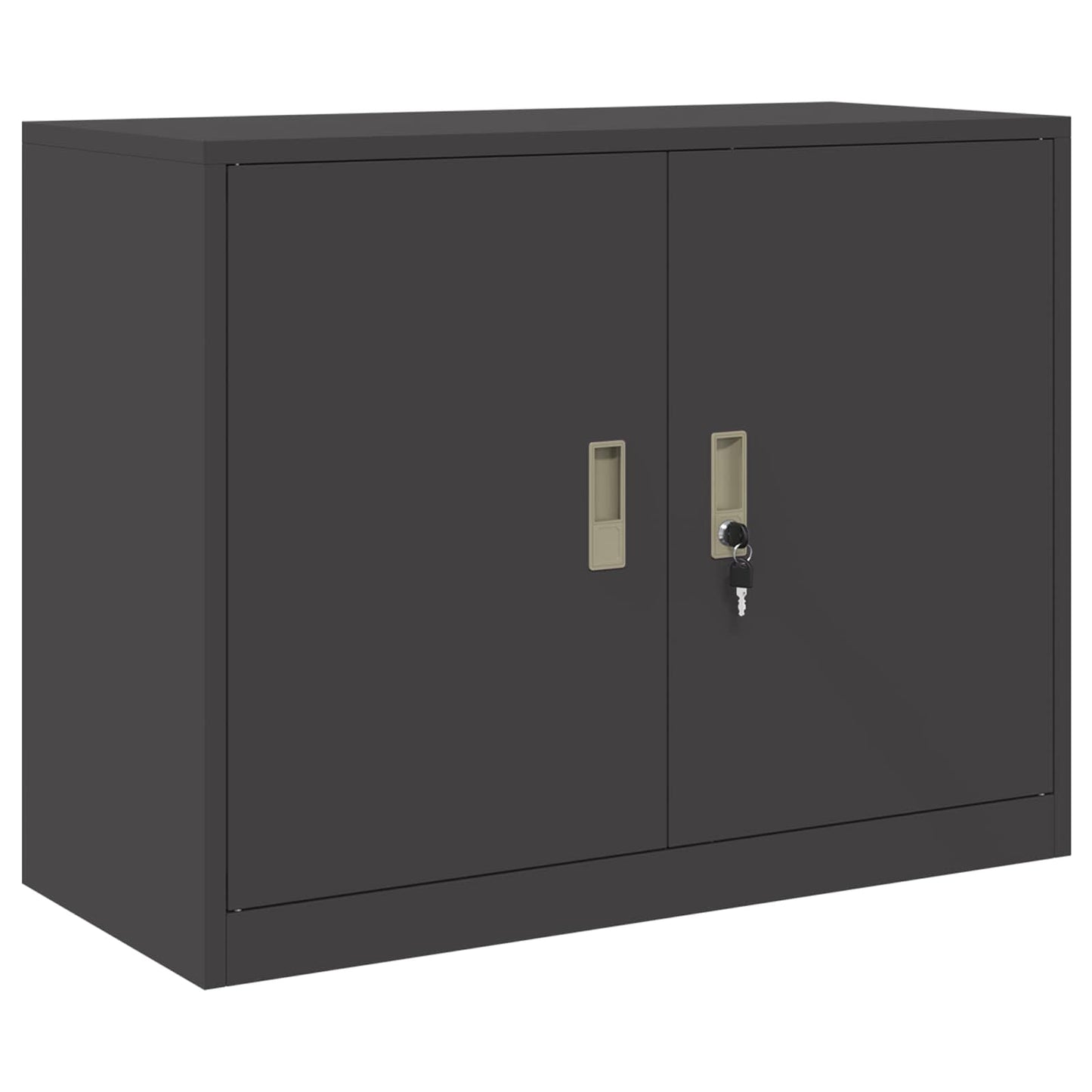 Oppbevaringsskap Svart 90 x 40 x 70 cm Stål