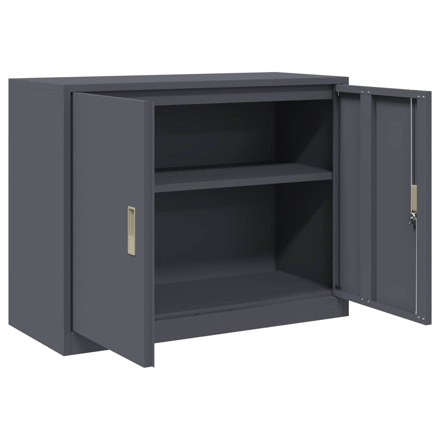 Oppbevaringsskap Antrasitt 90 x 40 x 70 cm Stål