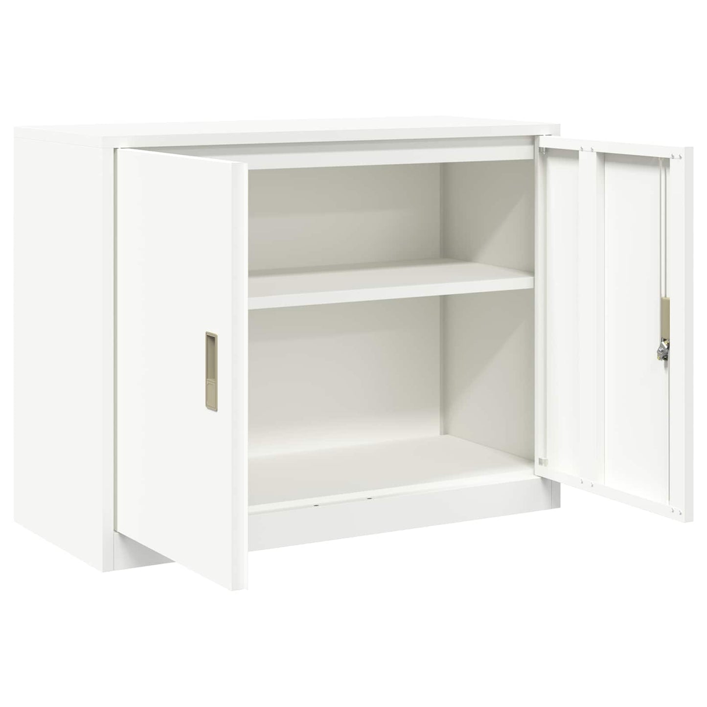 Oppbevaringsskap Hvit 90 x 40 x 70 cm Stål