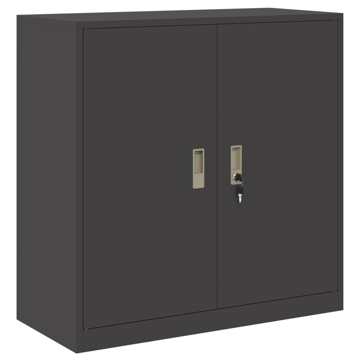 Oppbevaringsskap Svart 90 x 40 x 90 cm Stål