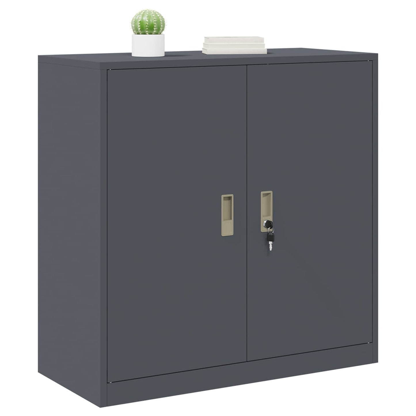 Oppbevaringsskap Antrasitt 90 x 40 x 90 cm Stål