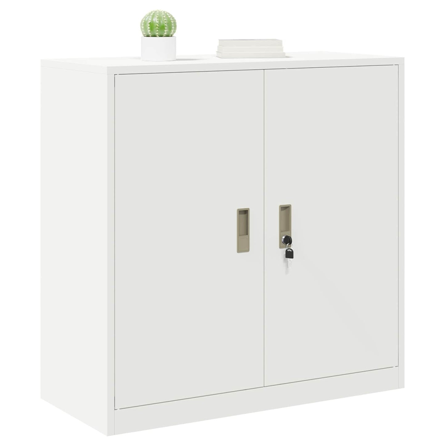 Oppbevaringsskap Hvit 90 x 40 x 90 cm Stål