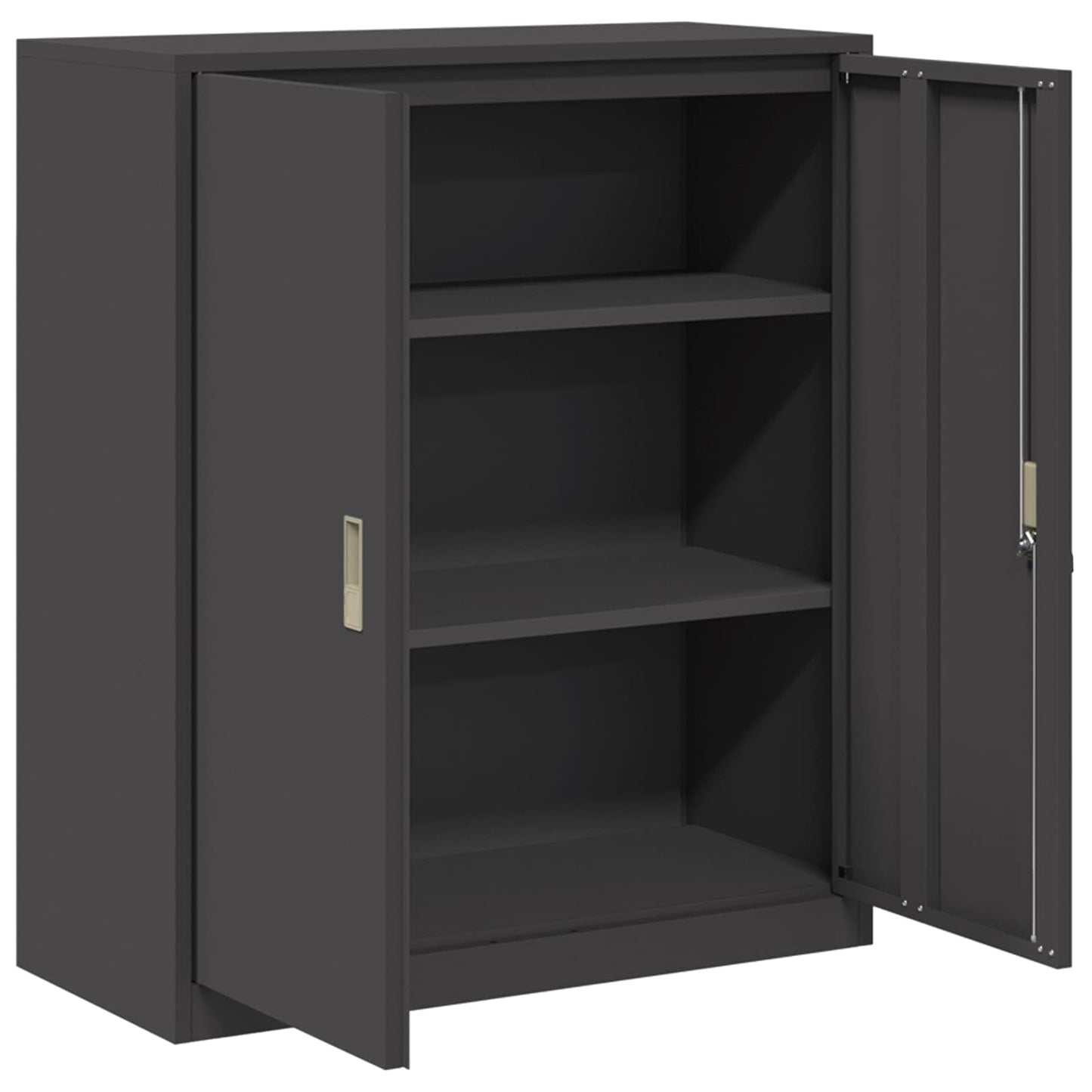 Oppbevaringsskap Svart 90 x 40 x 105 cm Stål