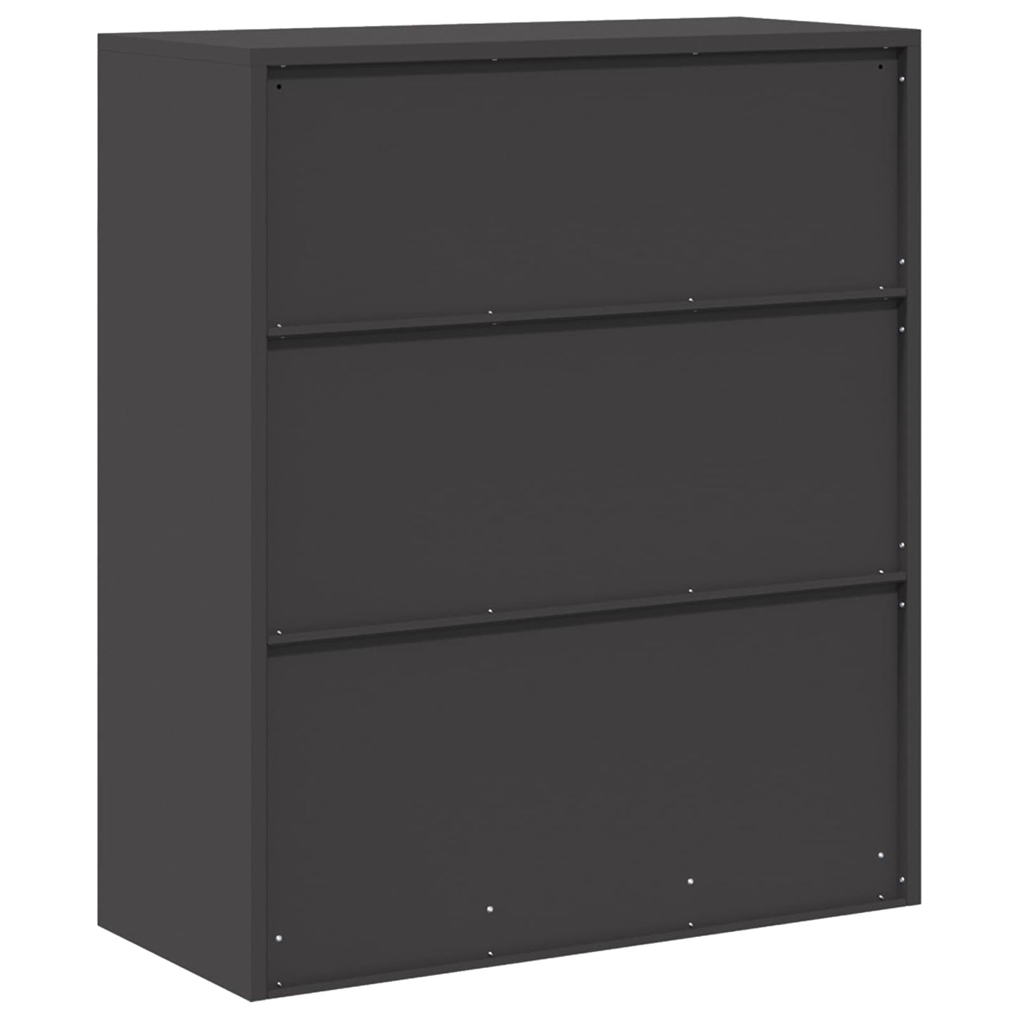 Oppbevaringsskap Svart 90 x 40 x 105 cm Stål