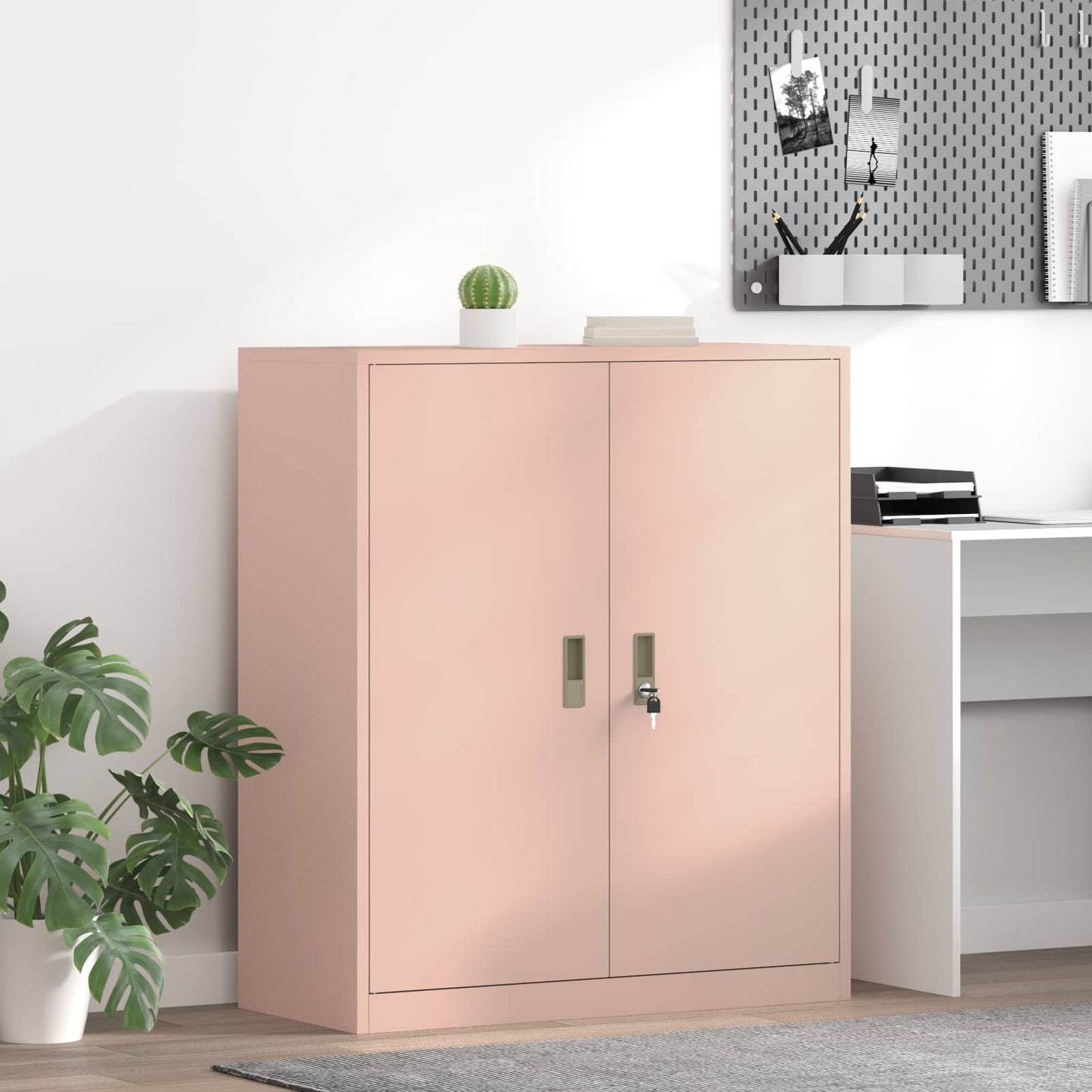 Oppbevaringsskap Rosa 90 x 40 x 105 cm Stål