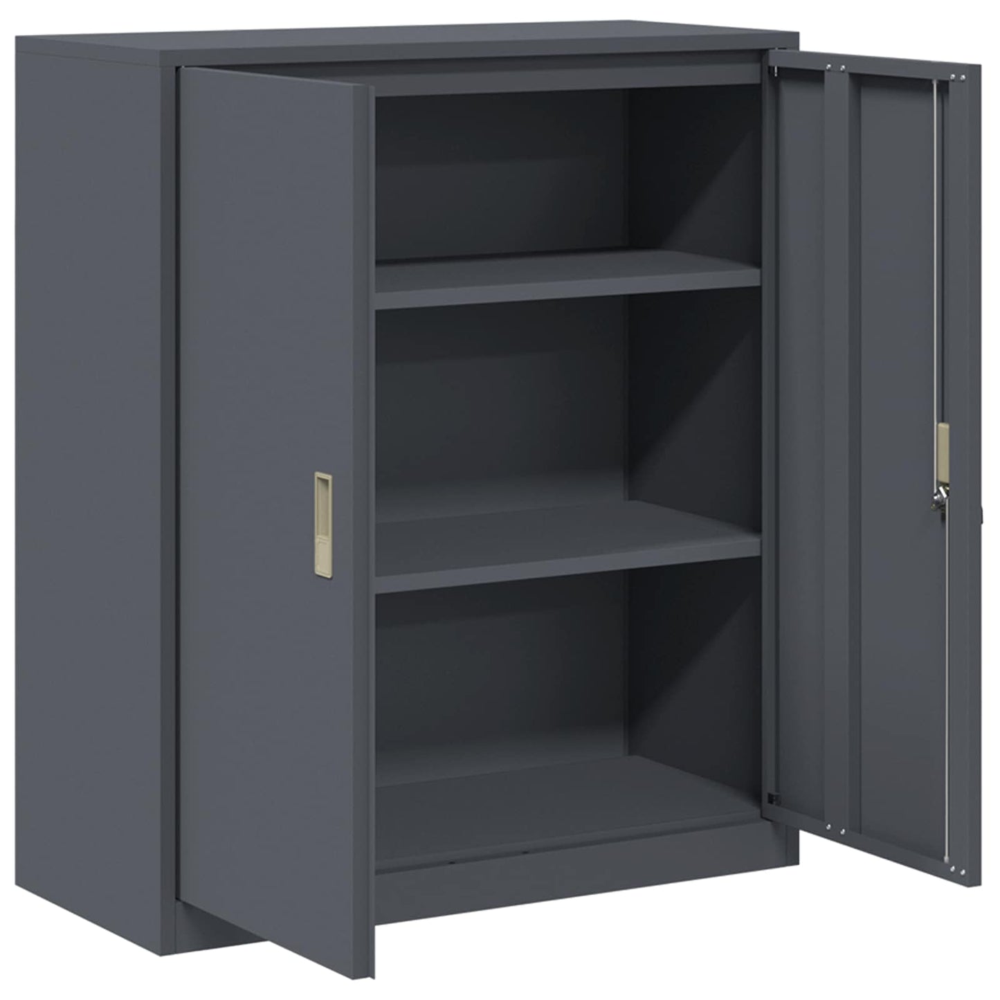 Oppbevaringsskap Antrasitt 90 x 40 x 105 cm Stål
