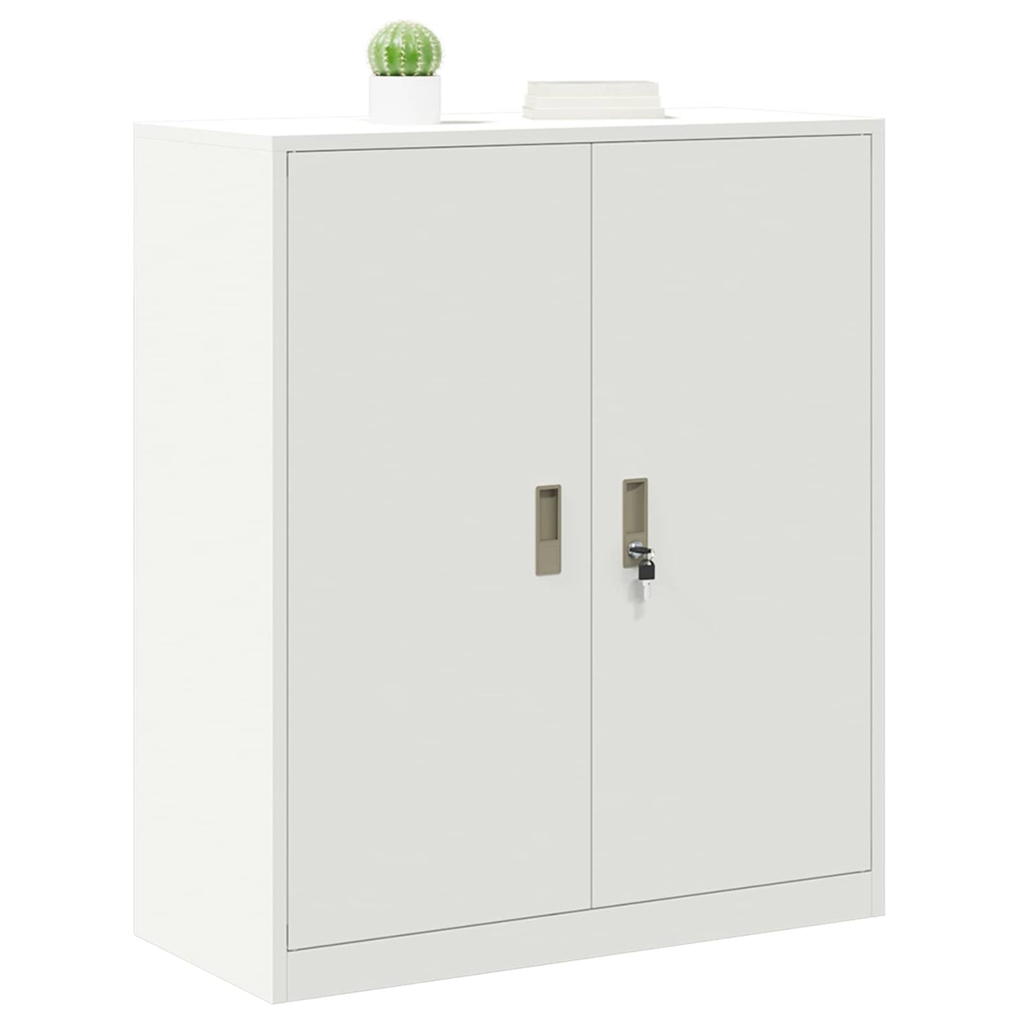 Oppbevaringsskap Hvit 90 x 40 x 105 cm Stål