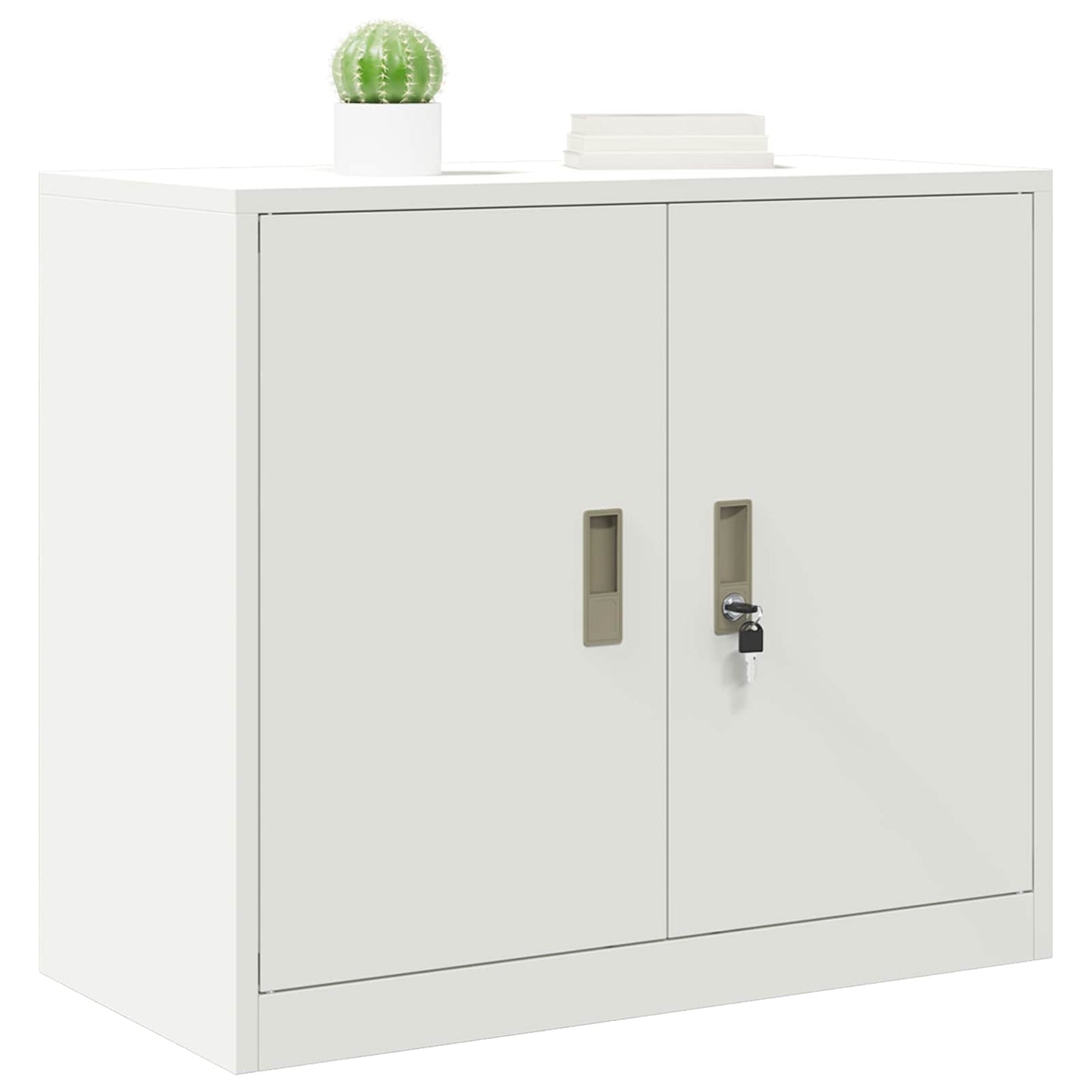 Oppbevaringsskap Hvit 80 x 40 x 70 cm Stål