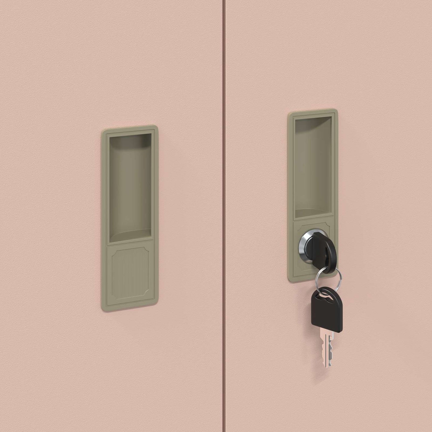 Oppbevaringsskap Rosa 80 x 40 x 90 cm Stål