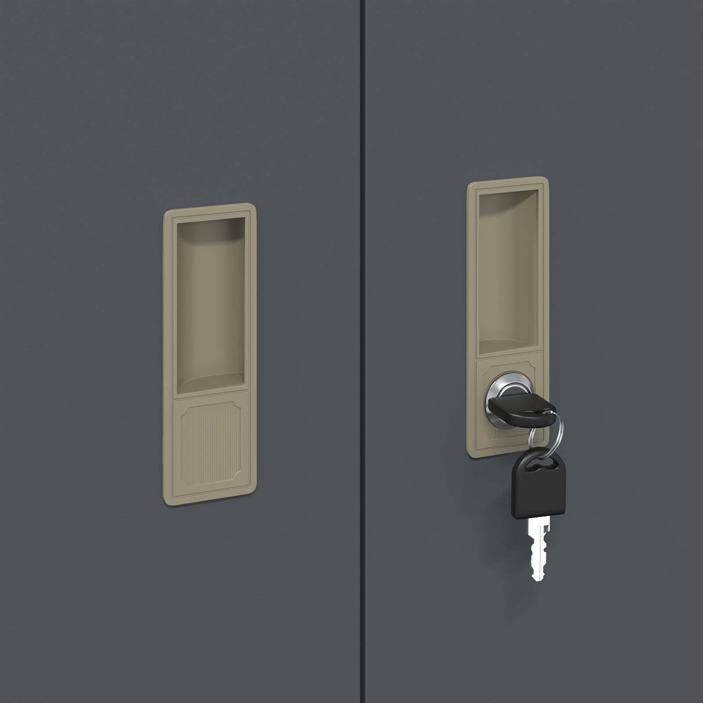 Oppbevaringsskap Antrasitt 80 x 40 x 90 cm Stål