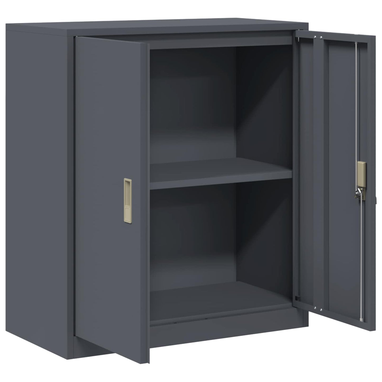 Oppbevaringsskap Antrasitt 80 x 40 x 90 cm Stål