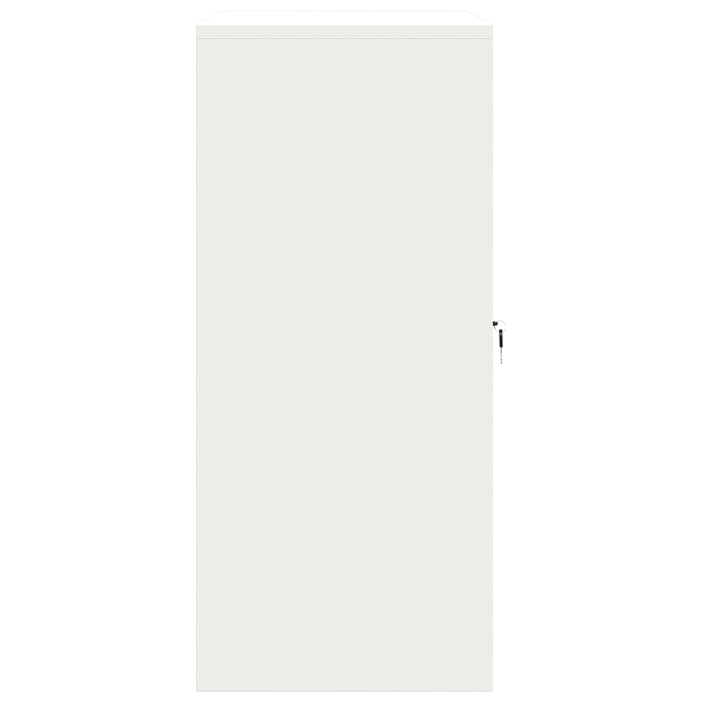 Oppbevaringsskap Hvit 80 x 40 x 90 cm Stål