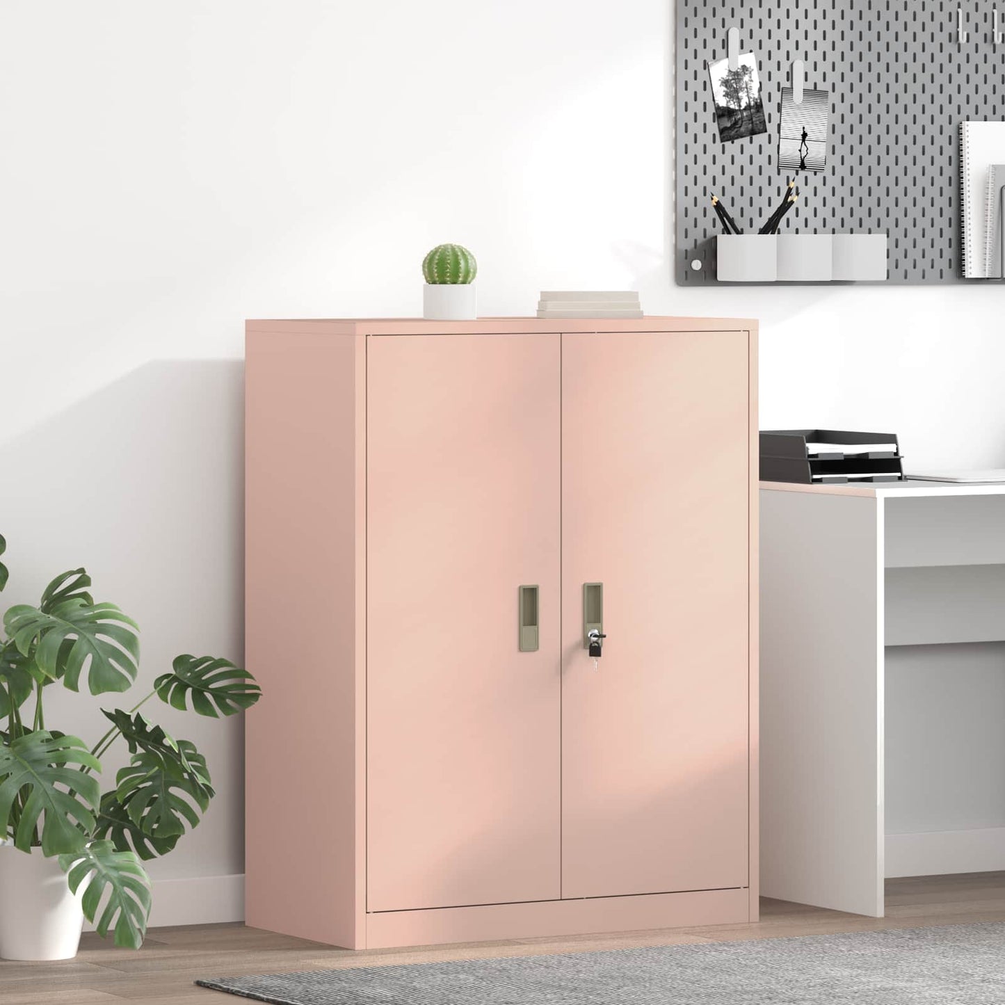 Oppbevaringsskap Rosa 80 x 40 x 105 cm Stål