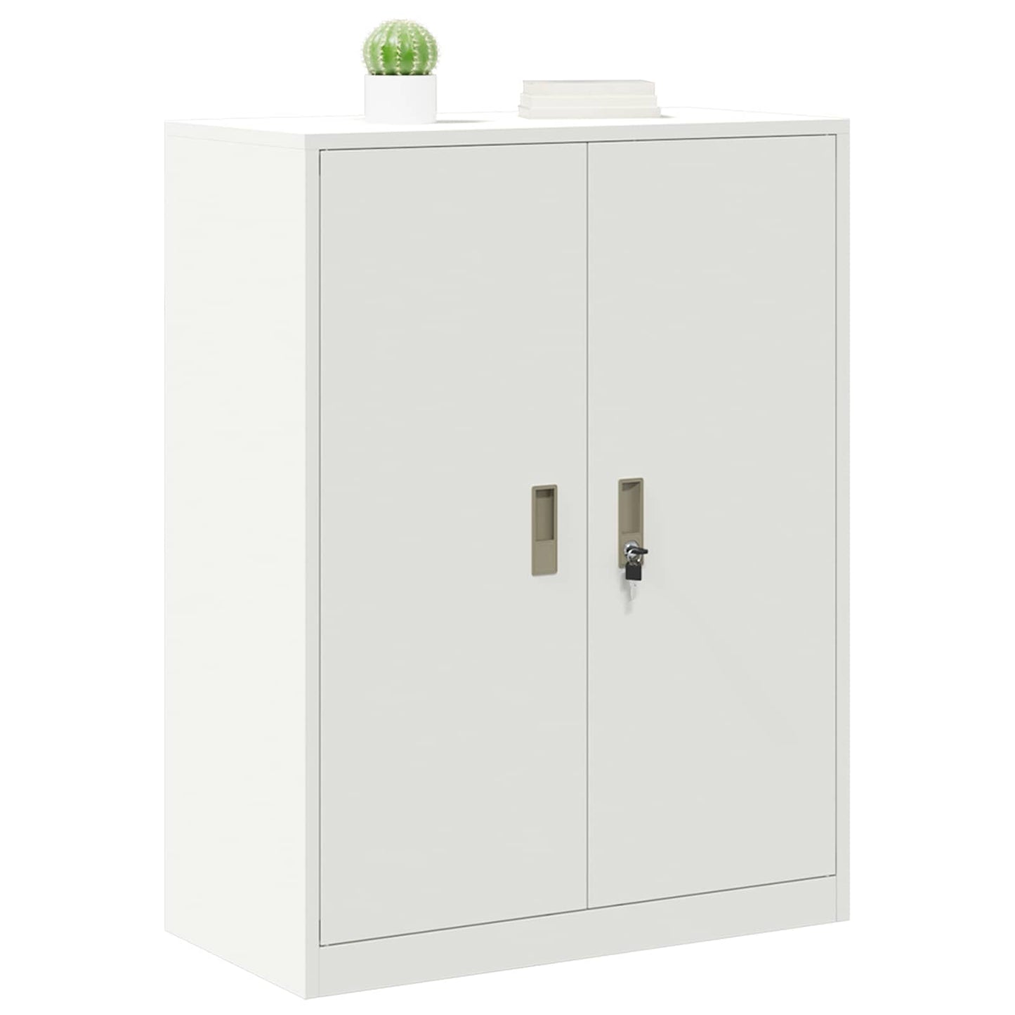 Oppbevaringsskap Hvit 80 x 40 x 105 cm Stål