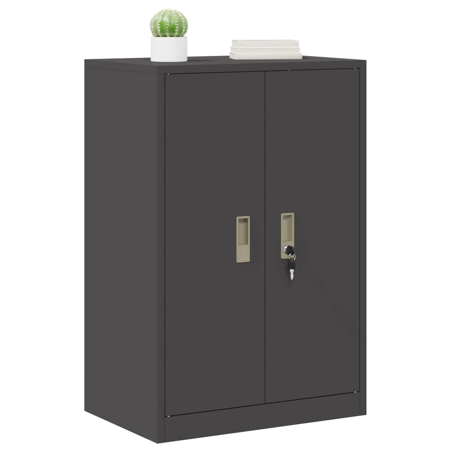 Oppbevaringsskap Svart 60 x 40 x 90 cm Stål