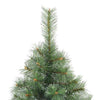 Moderne Kunstig Hengslet Juletre Snø Flocket Hvit 180 cm