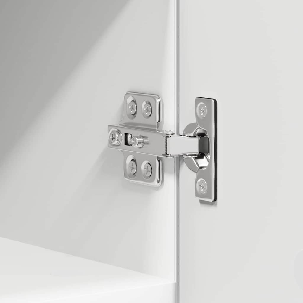 Hengende skap med dør 2 pcs Hvit 30 x 31 x 40 cm Konstruert tre