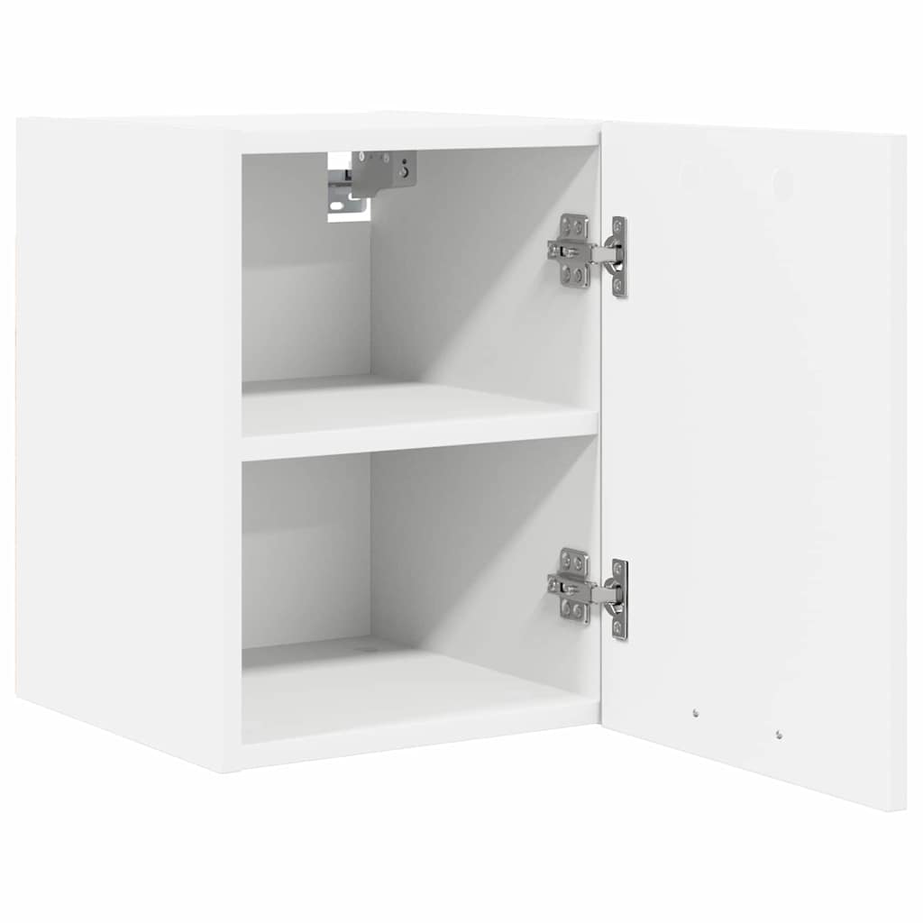 Hengende skap med dør 2 pcs Hvit 30 x 31 x 40 cm Konstruert tre