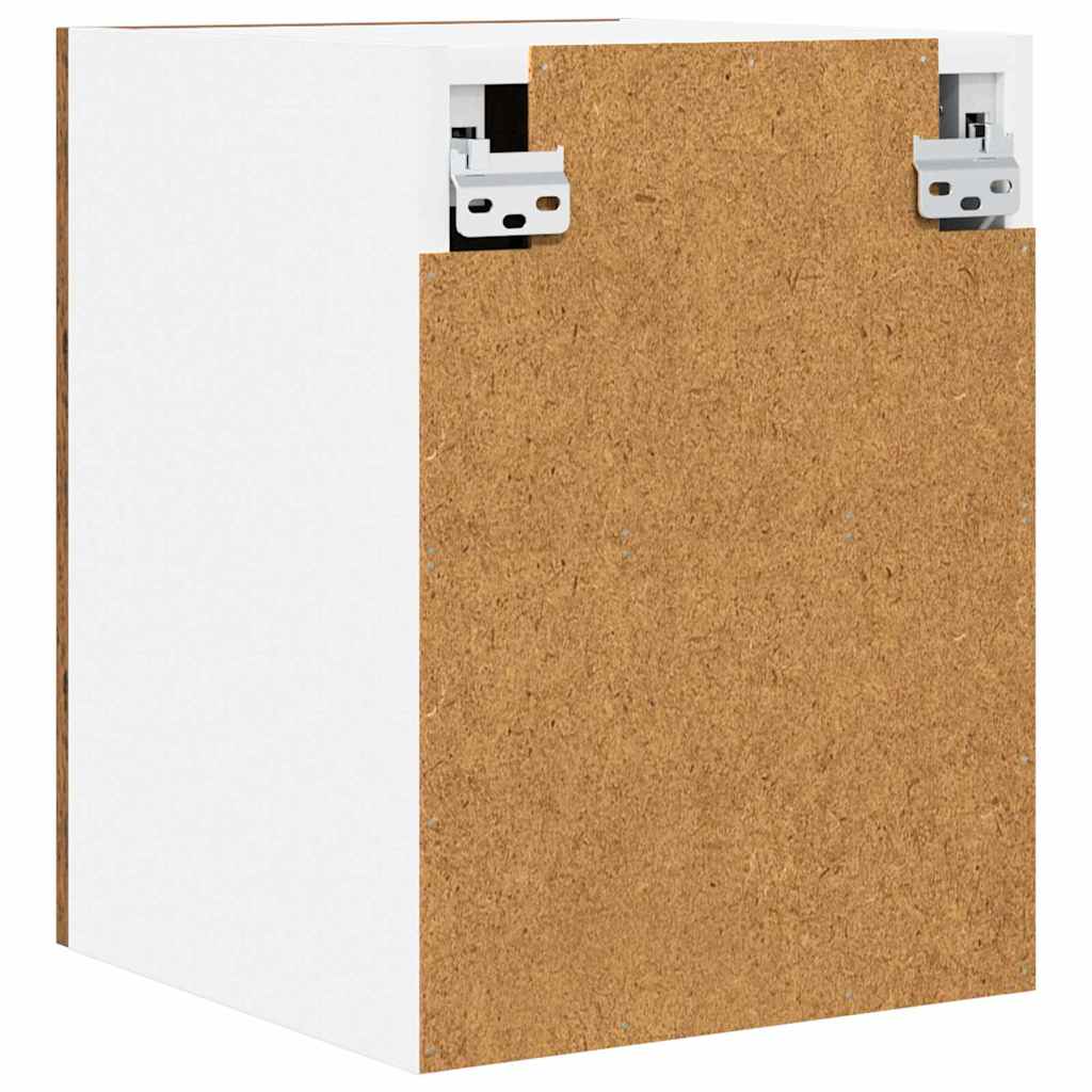 Hengende skap 2 pcs Gammel treverk og hvit 30 x 31 x 40 cm