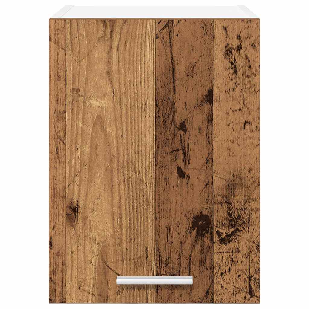 Hengende skap 2 pcs Gammel treverk og hvit 30 x 31 x 40 cm