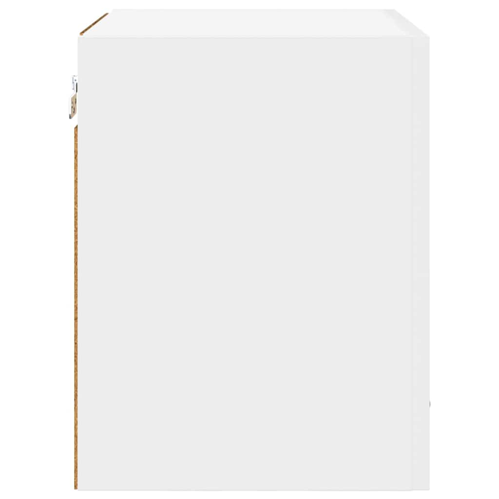 Hengende skap med dør 2 pcs Hvit 40 x 31 x 40 cm Konstruert tre