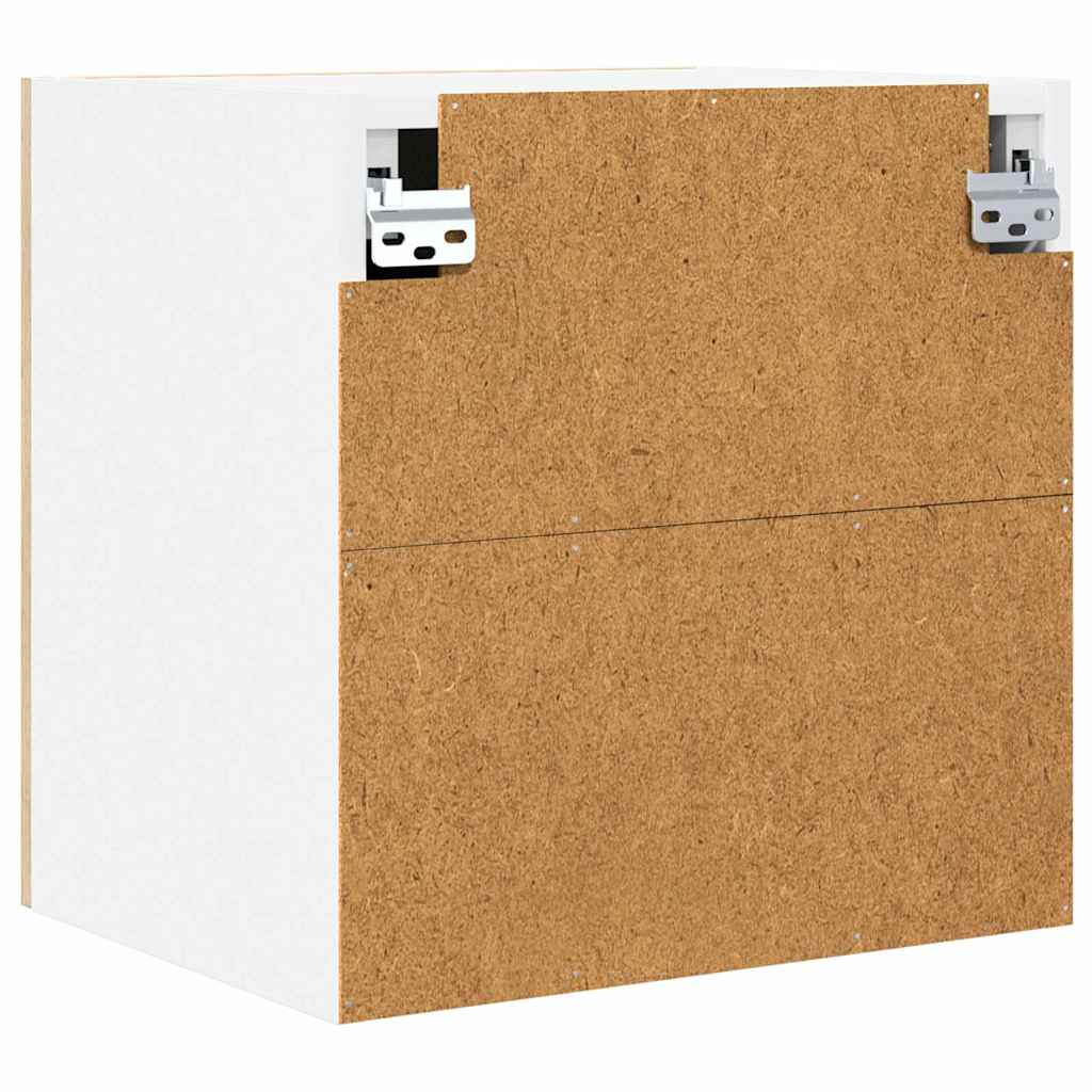 Hengende skap Riga 2 pcs Sonoma eik og hvit 40 x 31 x 40 cm
