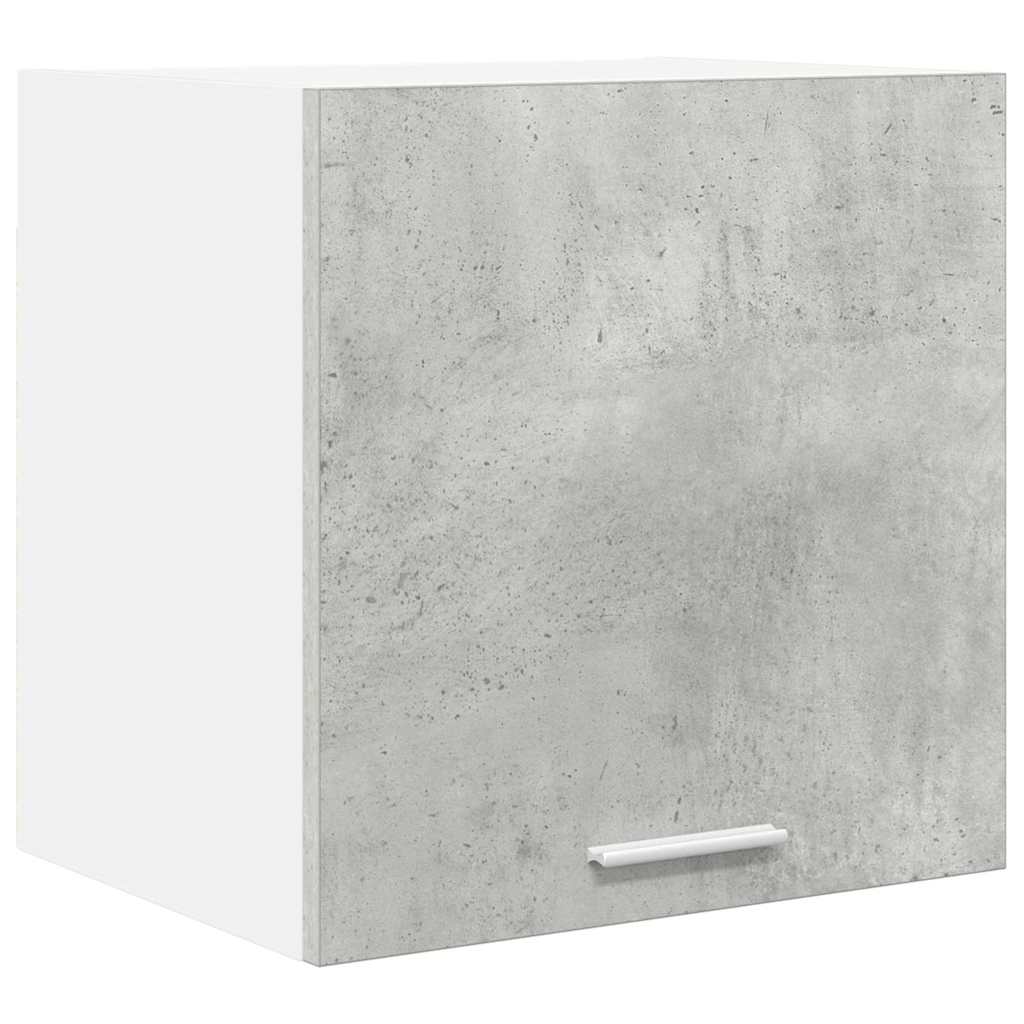 Hengende skap med dør 2 pcs Betonggrå og hvit 40 x 31 x 40 cm