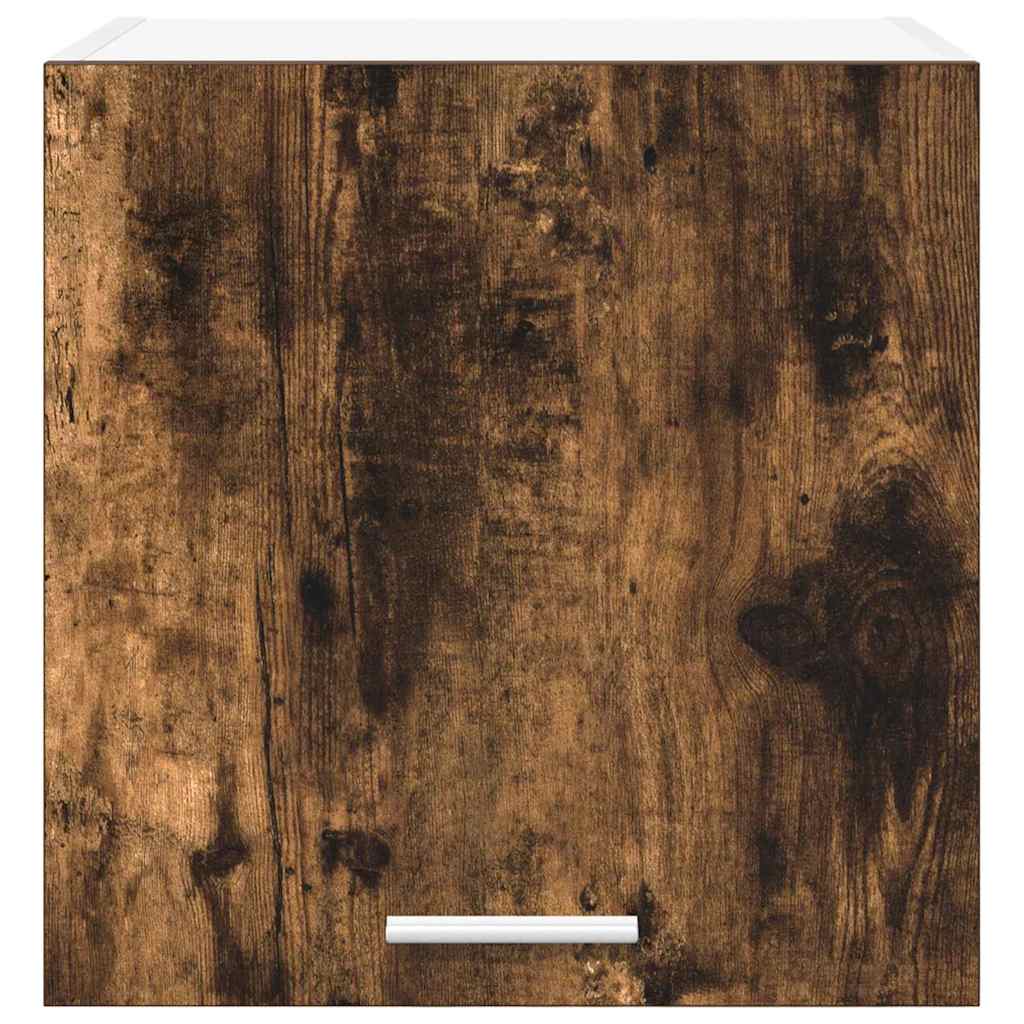 Hengende skap Røkt eik og hvit 40 x 31 x 40 cm Konstruert tre