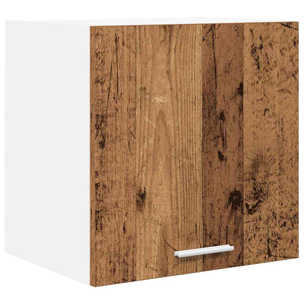 Hengende skap 2 pcs Gammel treverk og hvit 40 x 31 x 40 cm