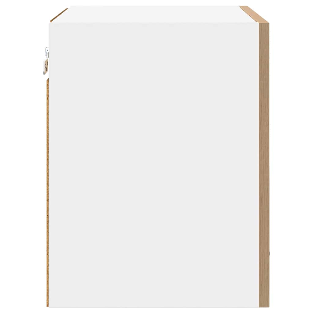 Hengende skap med lagring Artisan eik og hvit 40 x 31 x 40 cm
