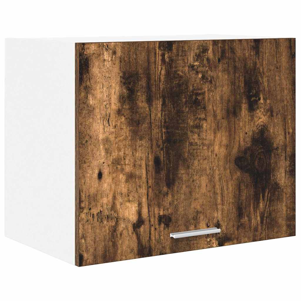 Hengende skap Røkt eik og hvit 50 x 31 x 40 cm Konstruert tre