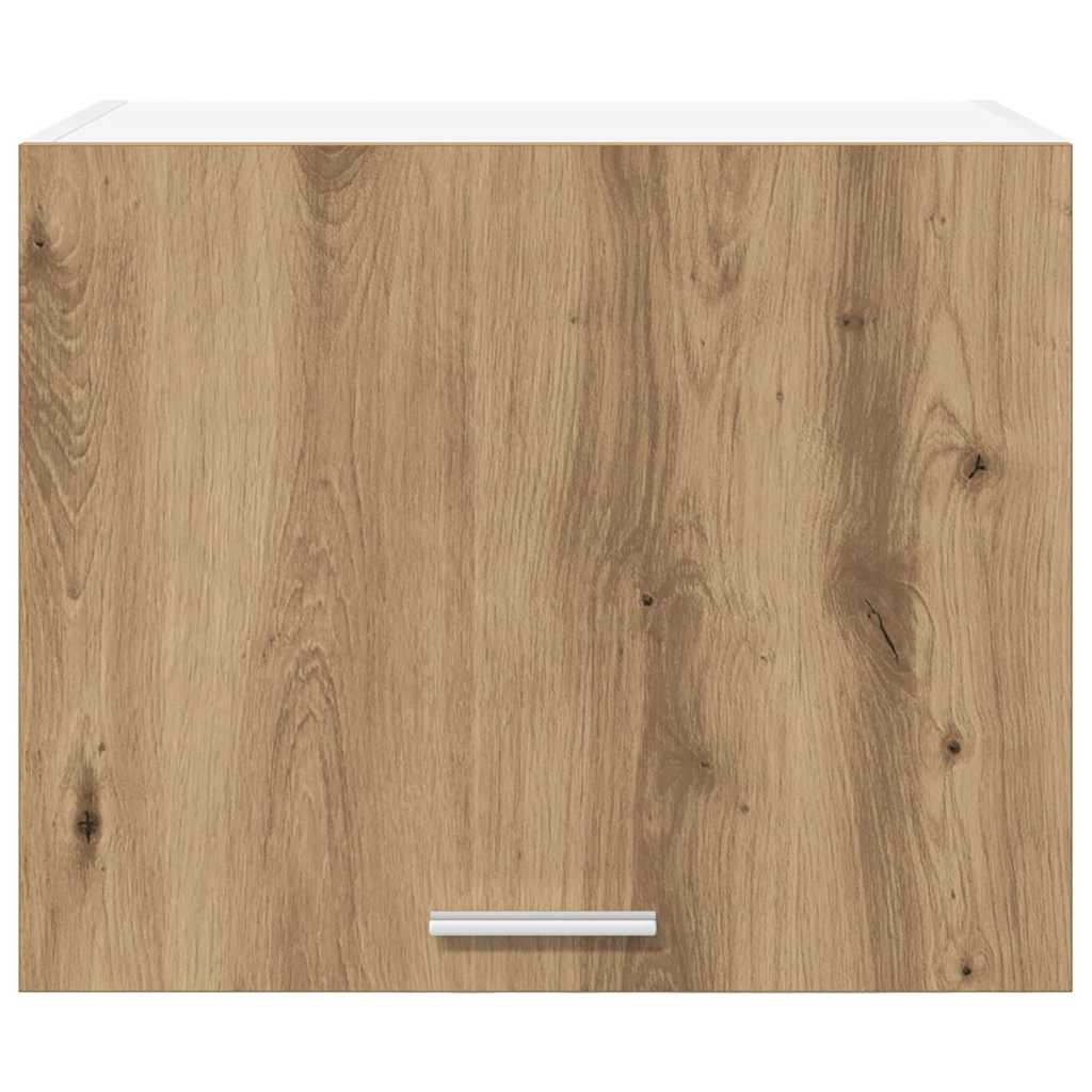 Hengende skap med dør 2 pcs Artisan eik og hvit 50 x 31 x 40 cm