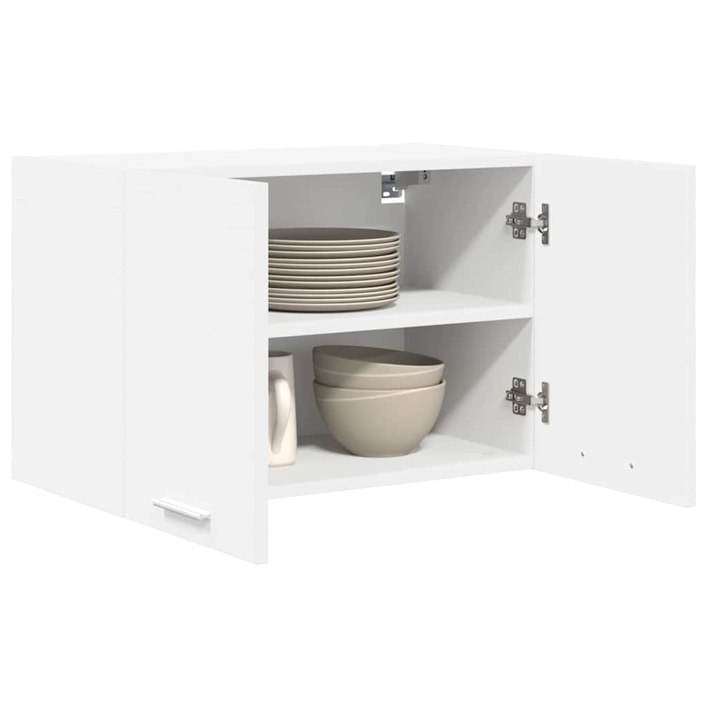 Hengende skap med dør 2 pcs Hvit 60 x 31 x 40 cm Konstruert tre