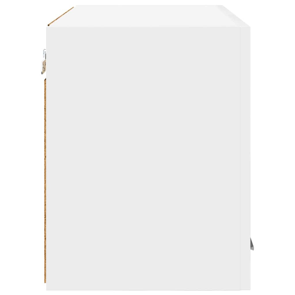 Hengende skap med dør 2 pcs Hvit 60 x 31 x 40 cm Konstruert tre