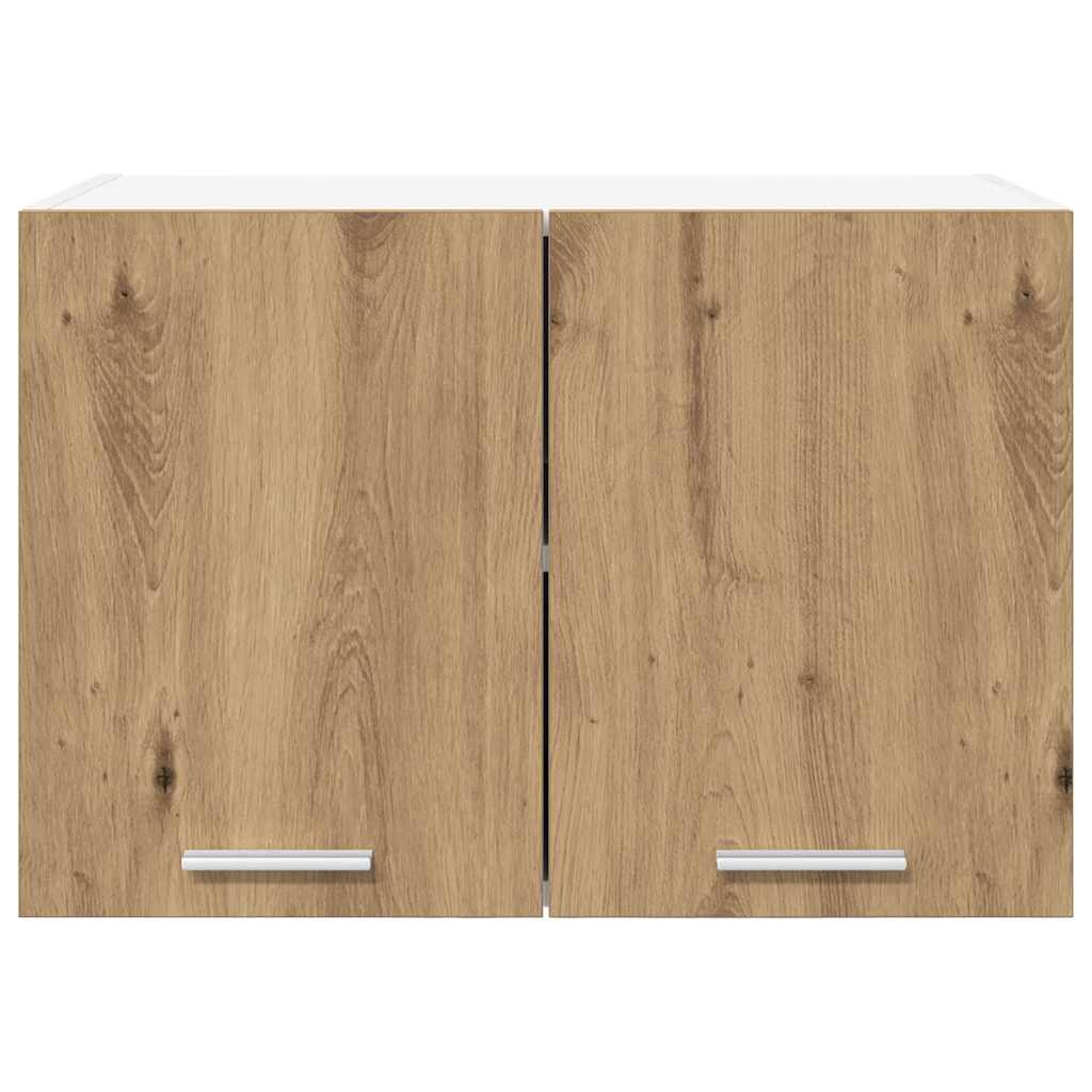 Hengende skap med dør 2 pcs Artisan eik og hvit 60 x 31 x 40 cm